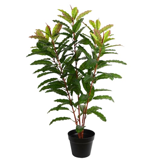 34&#x22; Artificial Green Myrtle Real Touch Plant